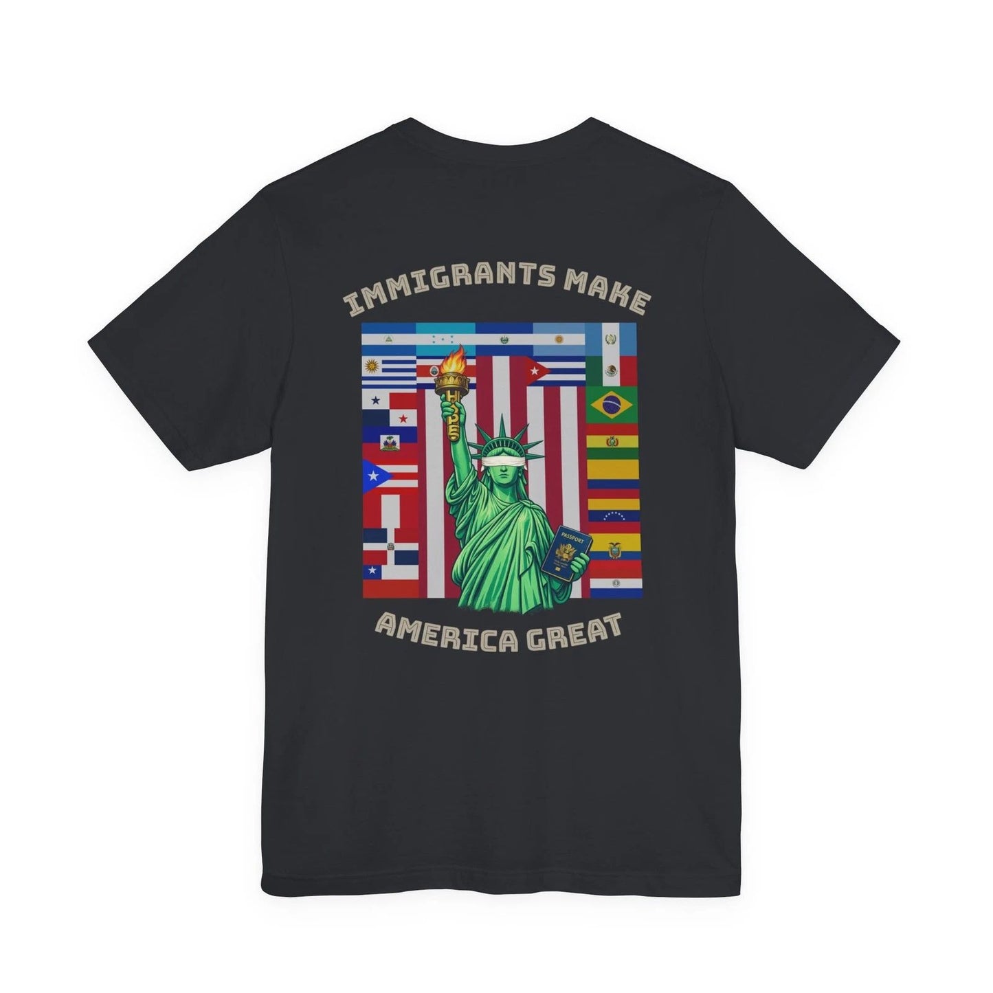 Immigrants Make America Great Graphic T-Shirt | Unisex Tees | Protest