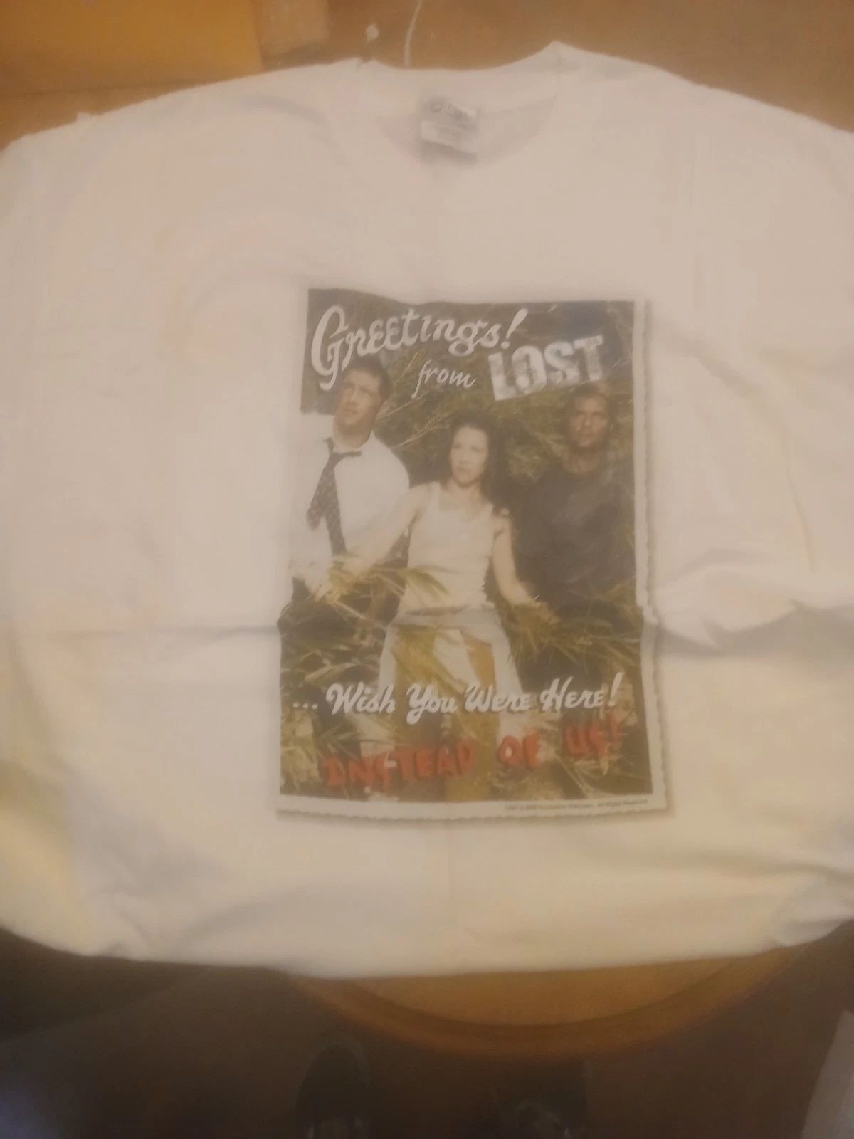 Lost TV Show T-shirt 2004 rare Vintage XL