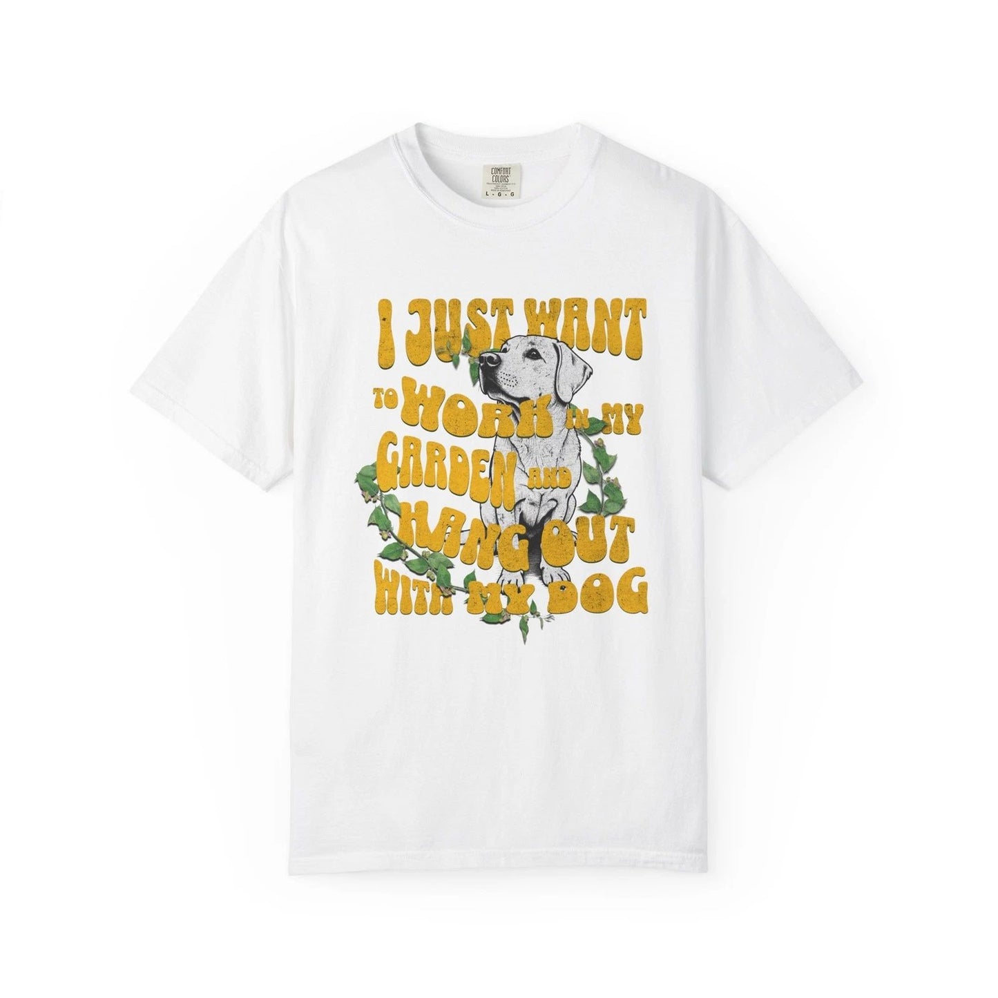 Dog Garden Lover T-shirt, Garden Lover Mom Dad Shirt, Nature, Pet Lover Gift