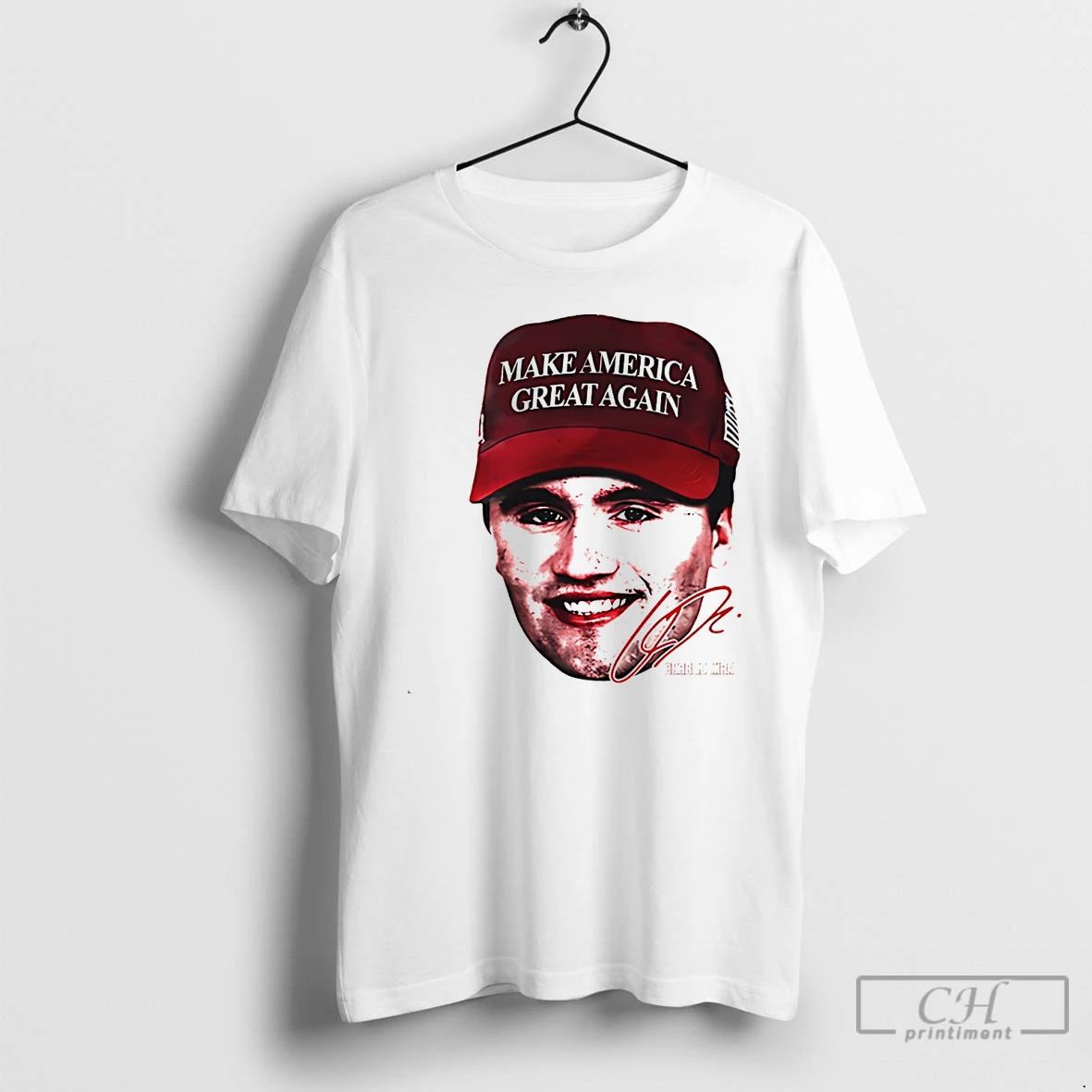 Classic Rest In Peace Charlie Kirk Make America Graet Again White T Shirts