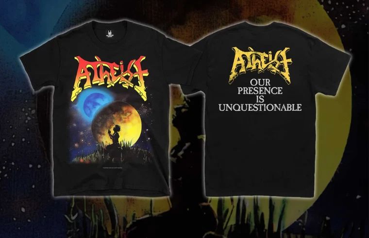 Atheist - Unquestionable Presence - Shortsleeve Shirt,Double-sided shirt S -5XL