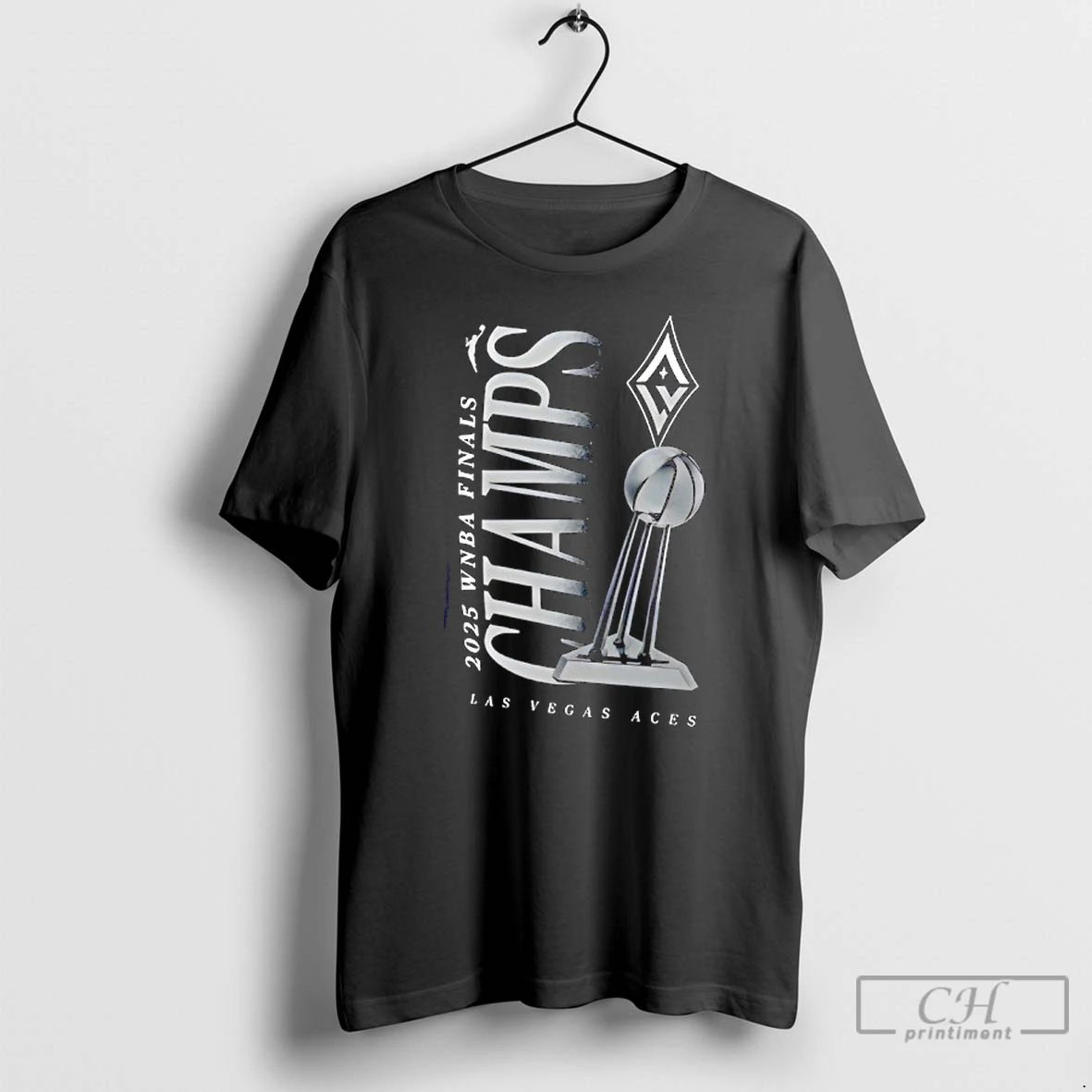 Premium Las Vegas Aces 2025 Wnba Finals Champions Trophy T Shirts