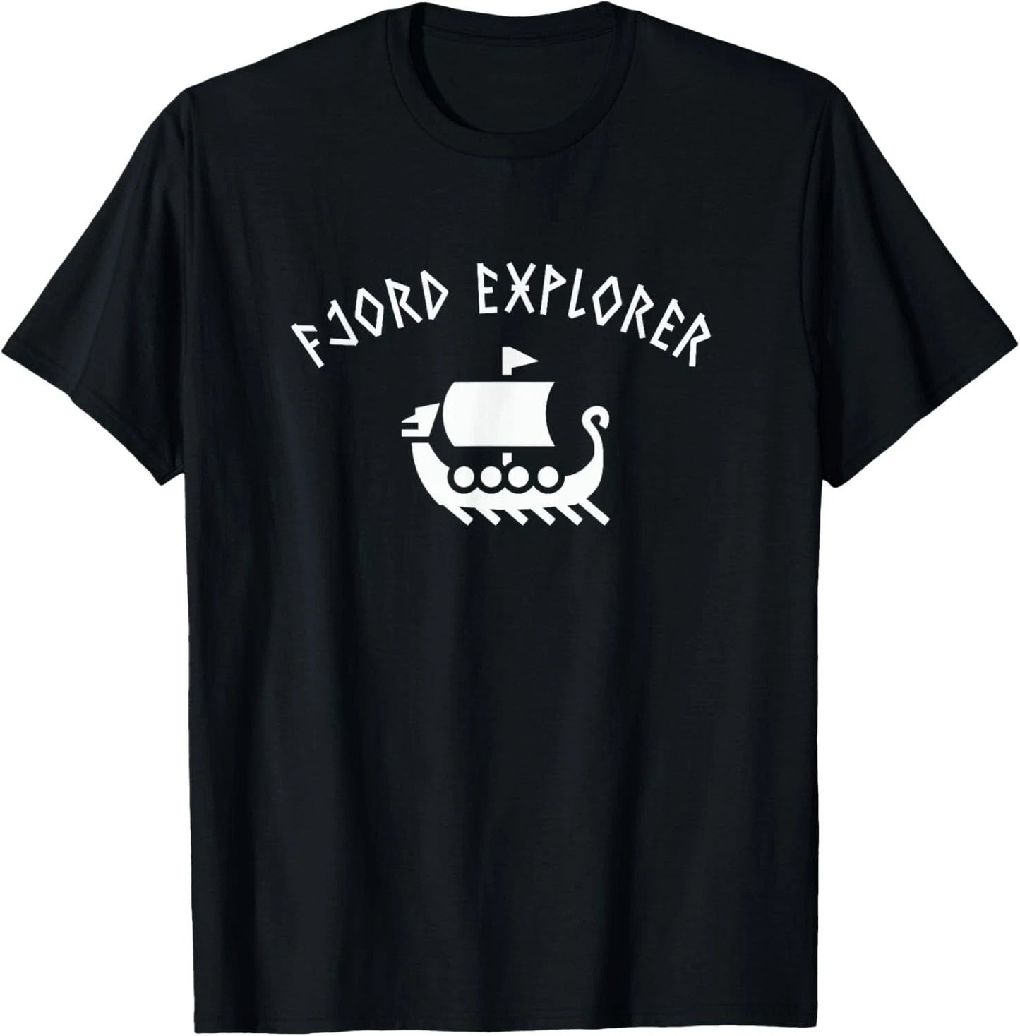 Funny Viking Pun Fjord Explorer Scandinavian Humor T-Shirt