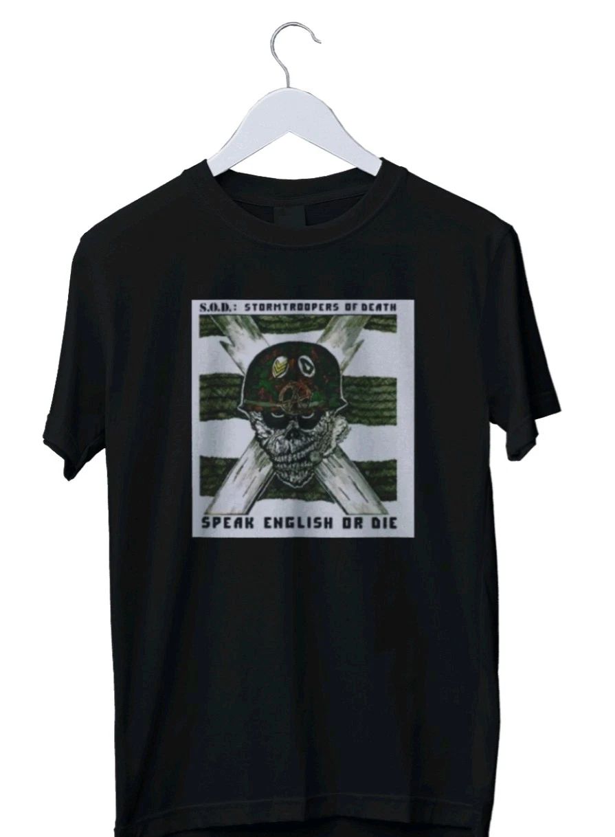 Stormtroopers Of Death SOD Metal Graphic T-Shirt Mens S M L XL 2 3 4 XL