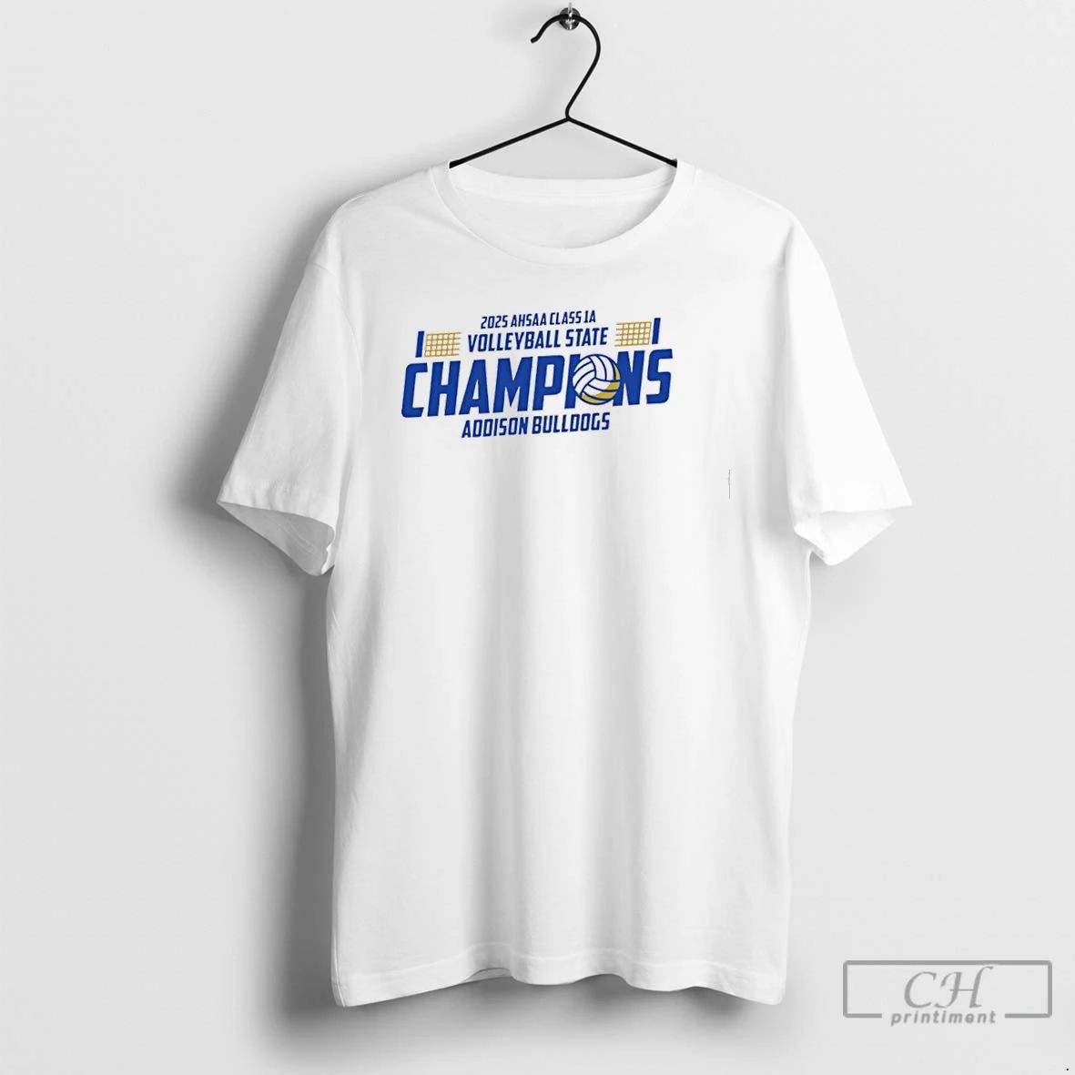 Premium Addison Bulldogs 2025 Ahsaa Volleyball 1a State Champions T Shirts