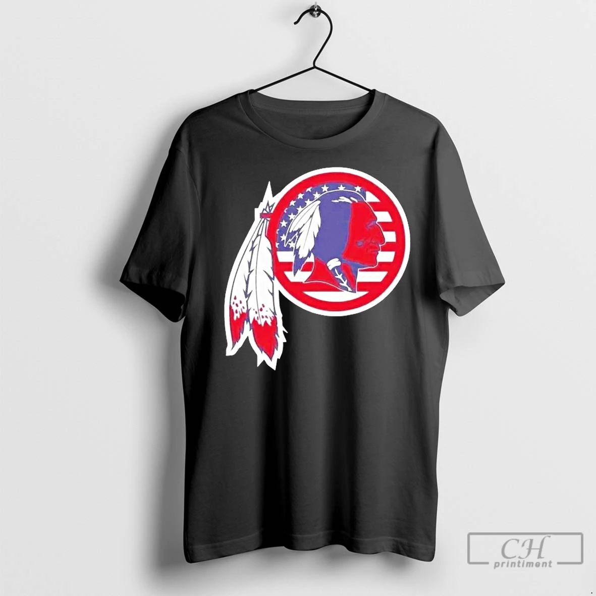 Classic Washington Redskins American Flag Logo