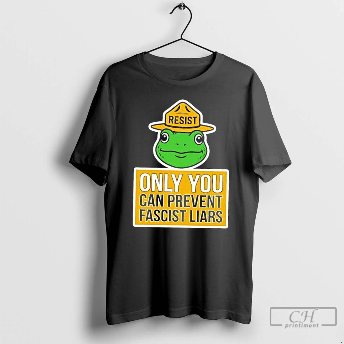 Classic Portland Frog Only You Can Prevent Fascism Liars T Shirts