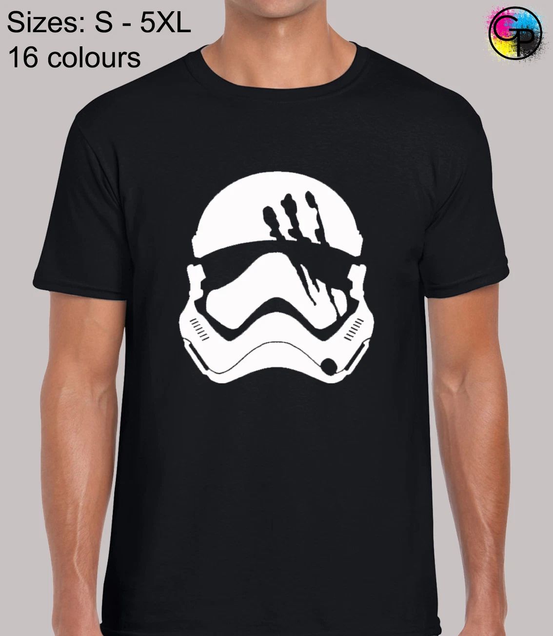 Slash Stormtrooper Space Wars Sci Fi Movie Film Star Jedi Yoda Men's T-Shirt