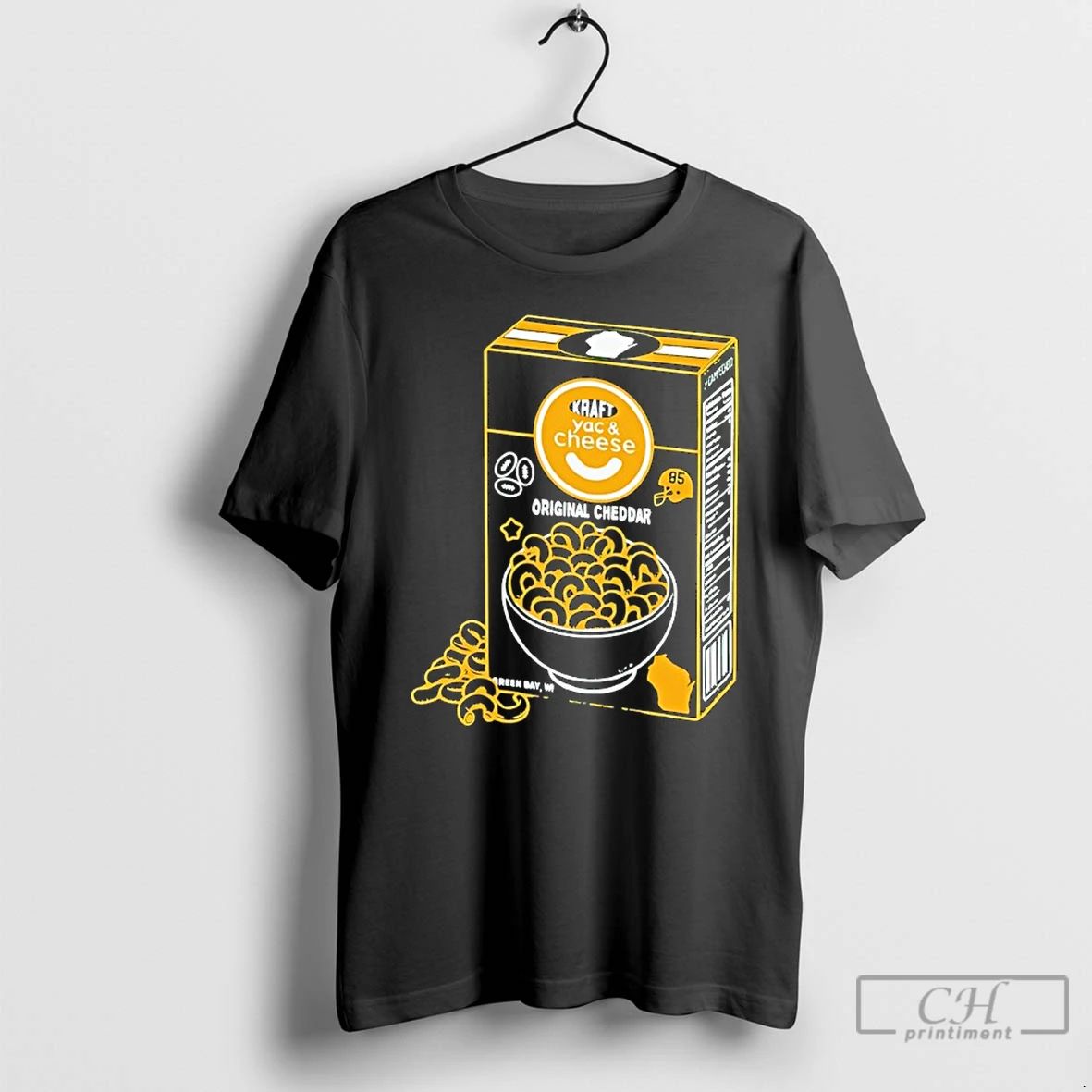 Classic Tucker Kraft Green Bay Packers Yac Cheese T Shirts