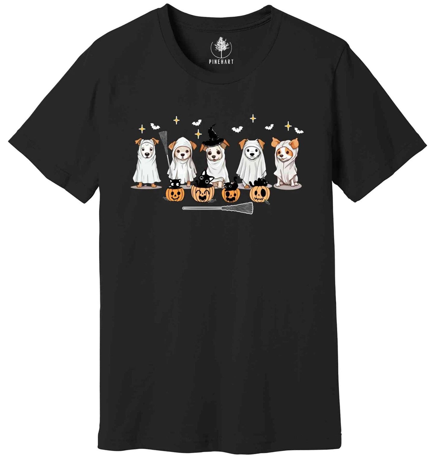 Cute Ghost Dog Shirt, Dog Lover Shirt, Spooky Dogs Shirt, Spooky Season Shirt