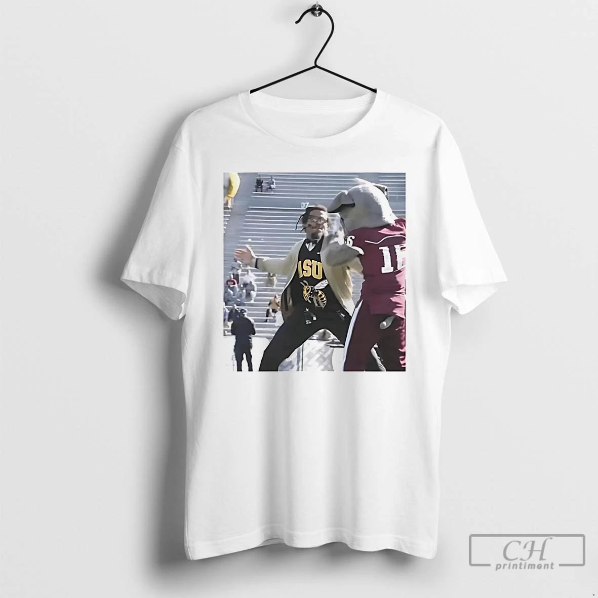 Classic Cam Newton Slaps Alabama Am Mascot Butch The Bulldog T Shirts