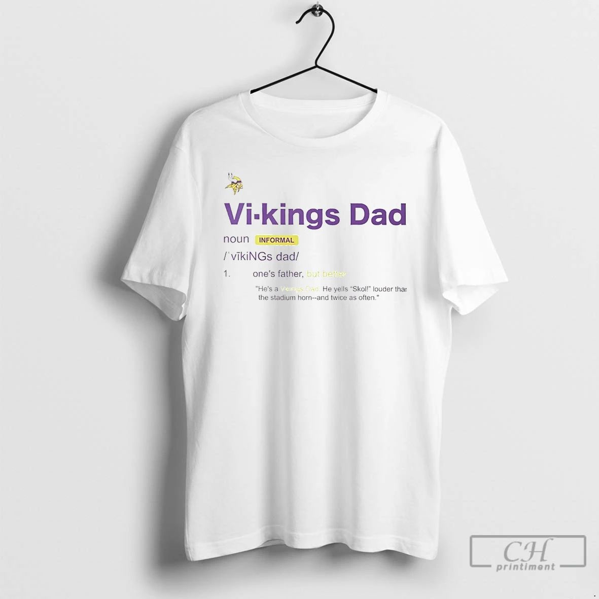 Classic Minnesota Vikings Dad Definition Meaning T Shirts