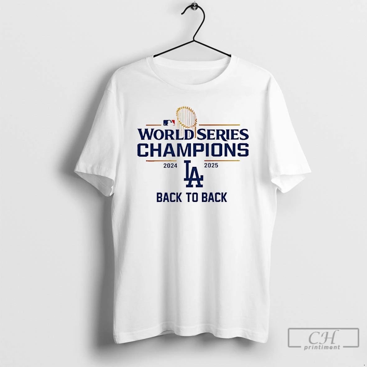 Classic La Dodgers 2025 World Series Champions Back To Back T Shirts