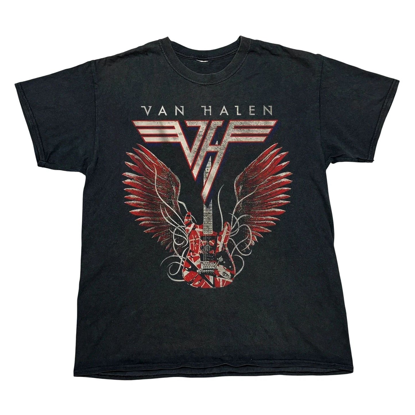 Van Halen Eddie Guitar Rock Band Black Unisex T-shirt Size S-5XL