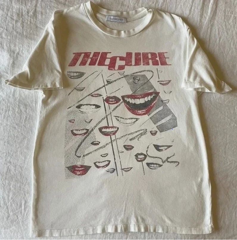 The The Cure Band 90s Rare Design Unisex Short Sleeve T shirt White