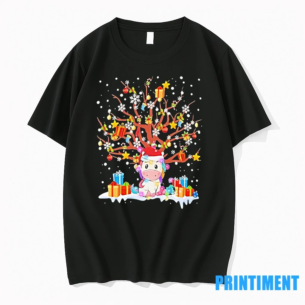 Gift Tree Unicorn Snowflake Christmas Tshirts Sweater
