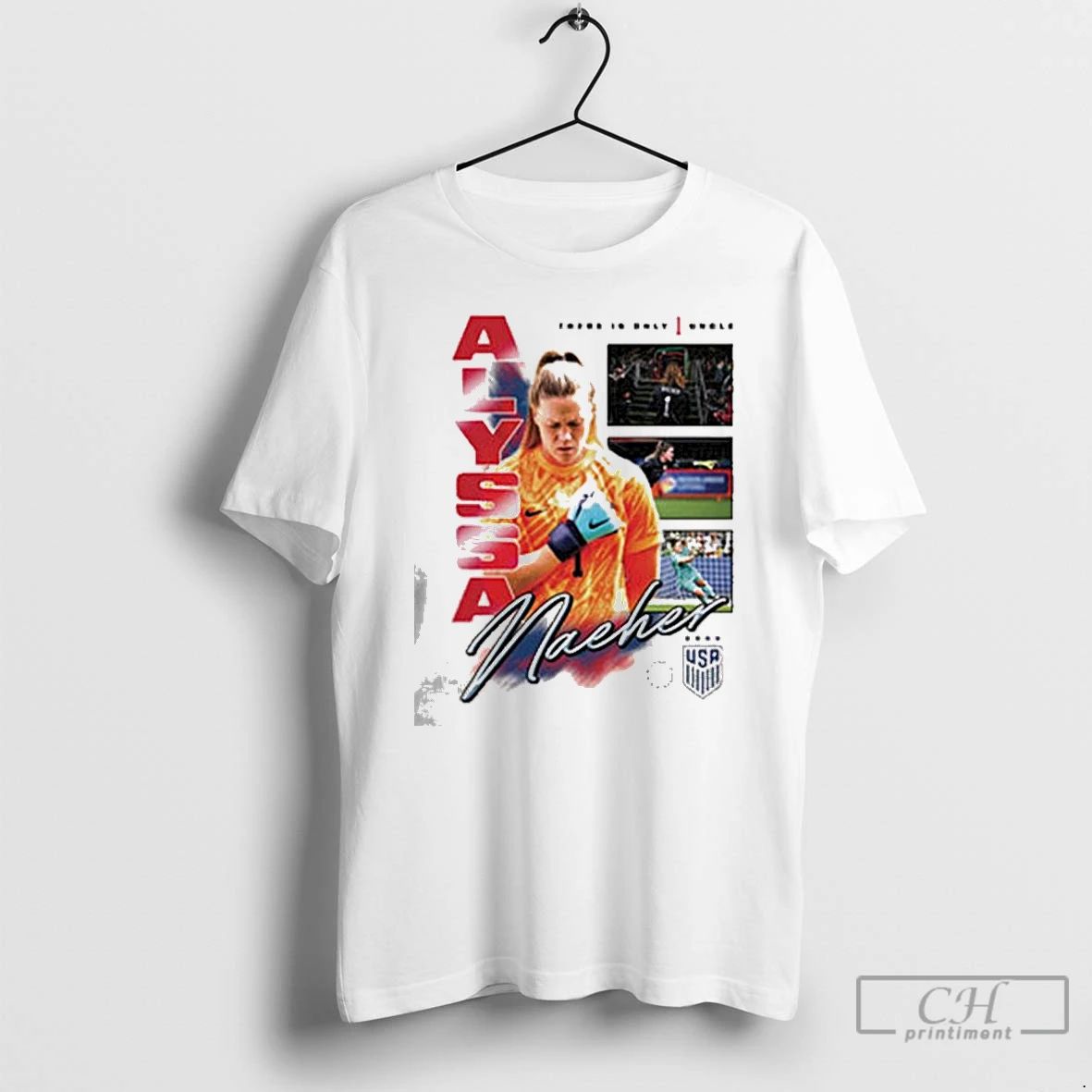 Classic Alyssa Naeher Farewell Natural T Shirts