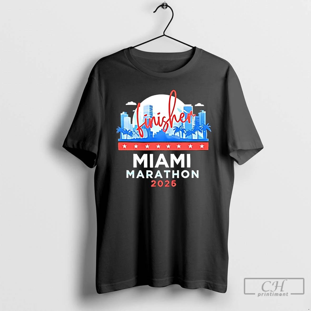 Classic Finisher Miami Marathon 2026 City Skyline Florida