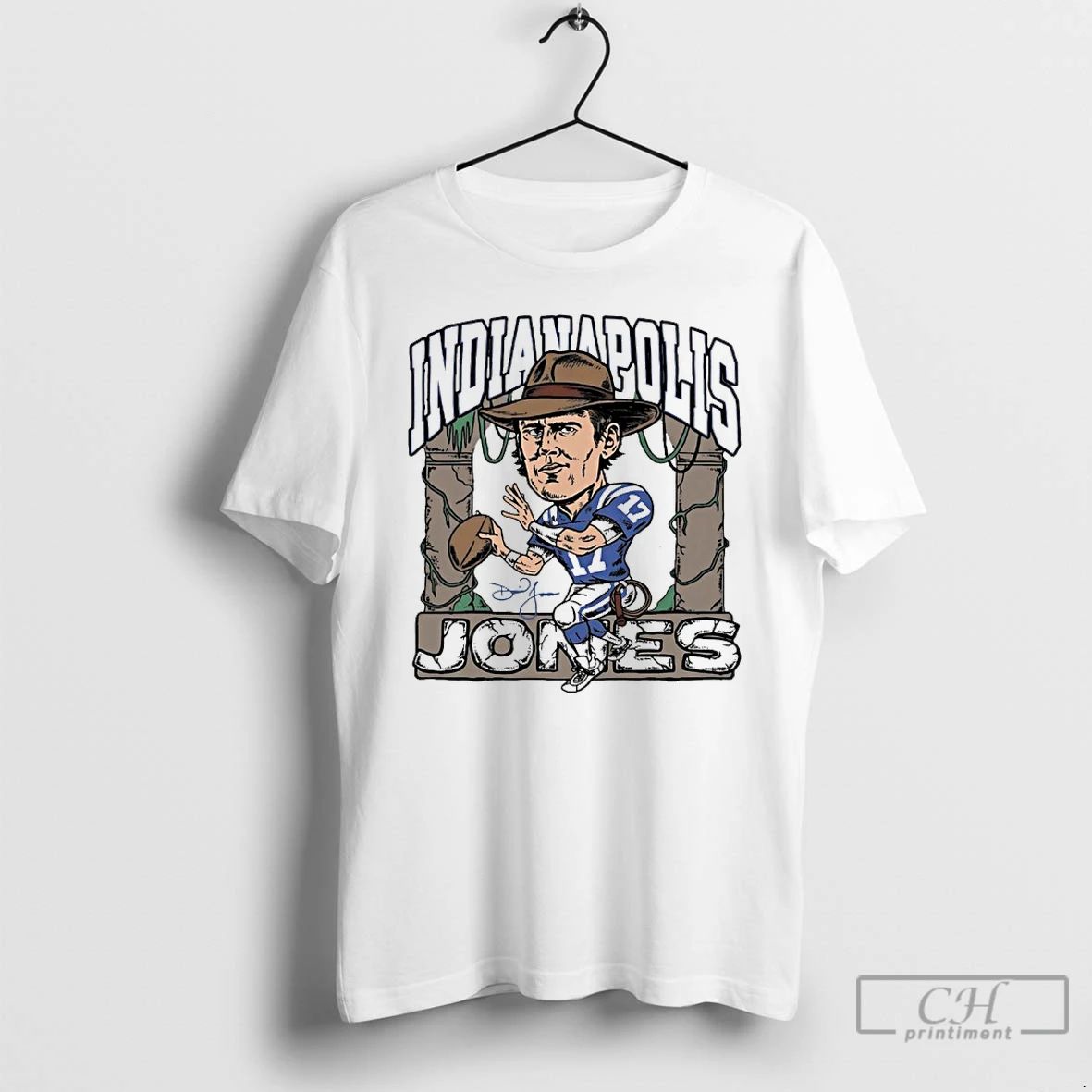 Classic Indianapolis Colts Daniel Jones Indianapolis Jones Signature T Shirts Hoodie Longsleeve