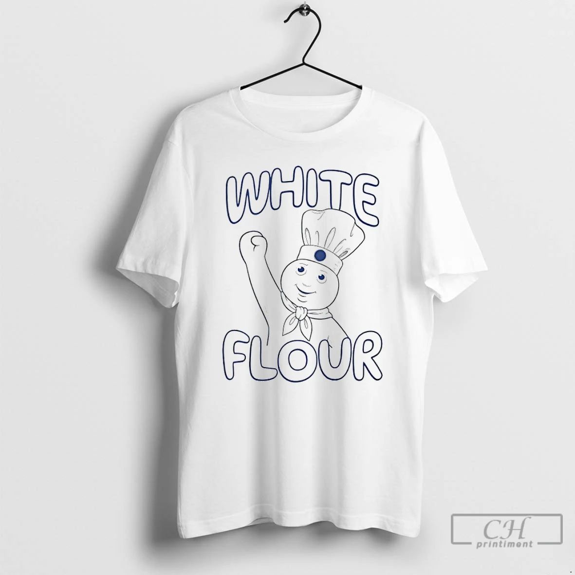 Classic Pillsbury Doughboy White Flour T Shirts