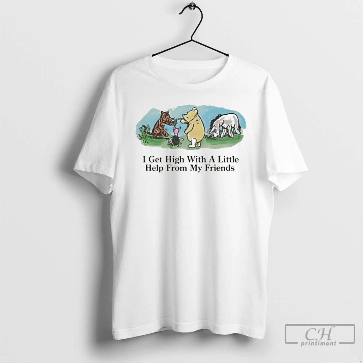 Classic I Get High With A Little Help From My Friends T Shirts