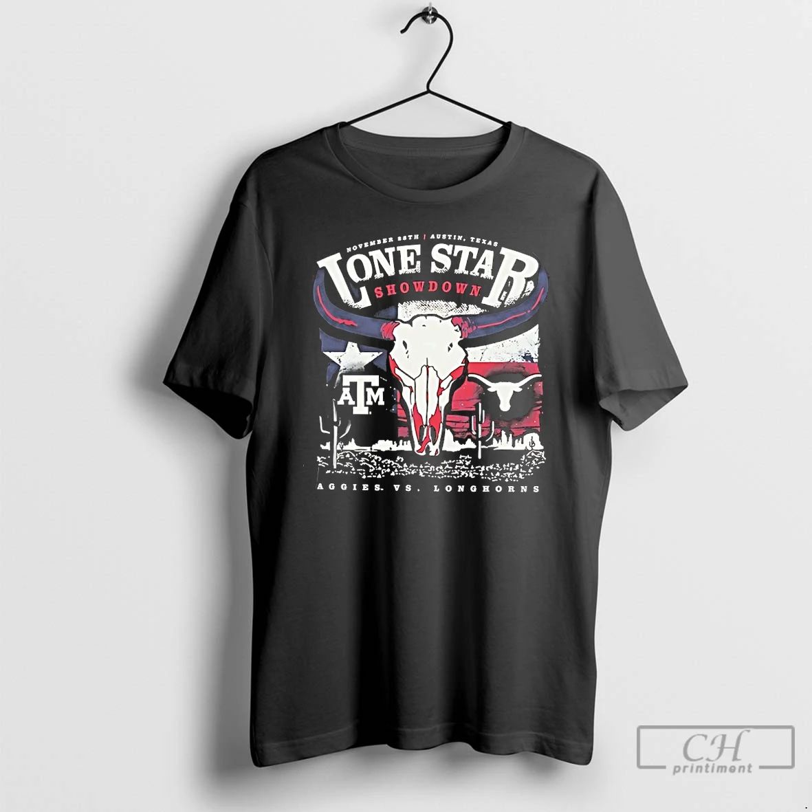 Premium Texas Longhorns Vs Texas Am Aggies 2025 Lone Star Showdown T Shirts
