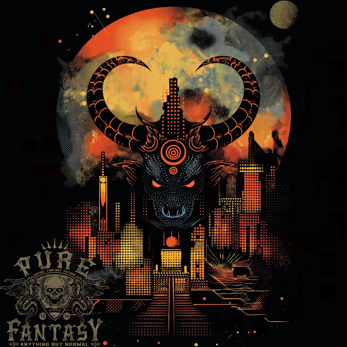Urban Evil Bull Fantasy Mens T-Shirt 100% Cotton