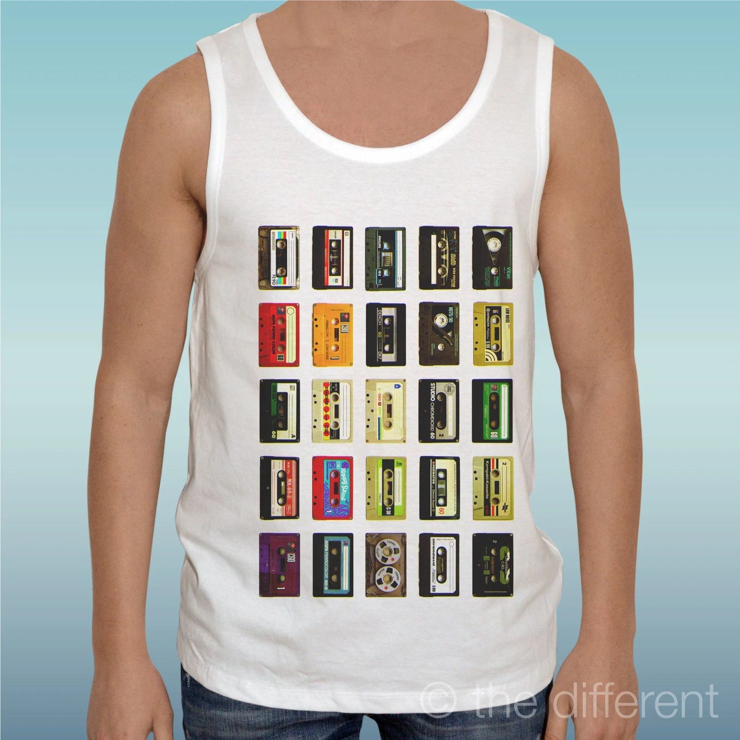 Canotta T-Shirt " Music Cassette Vintage " Tank Top Gift Idea