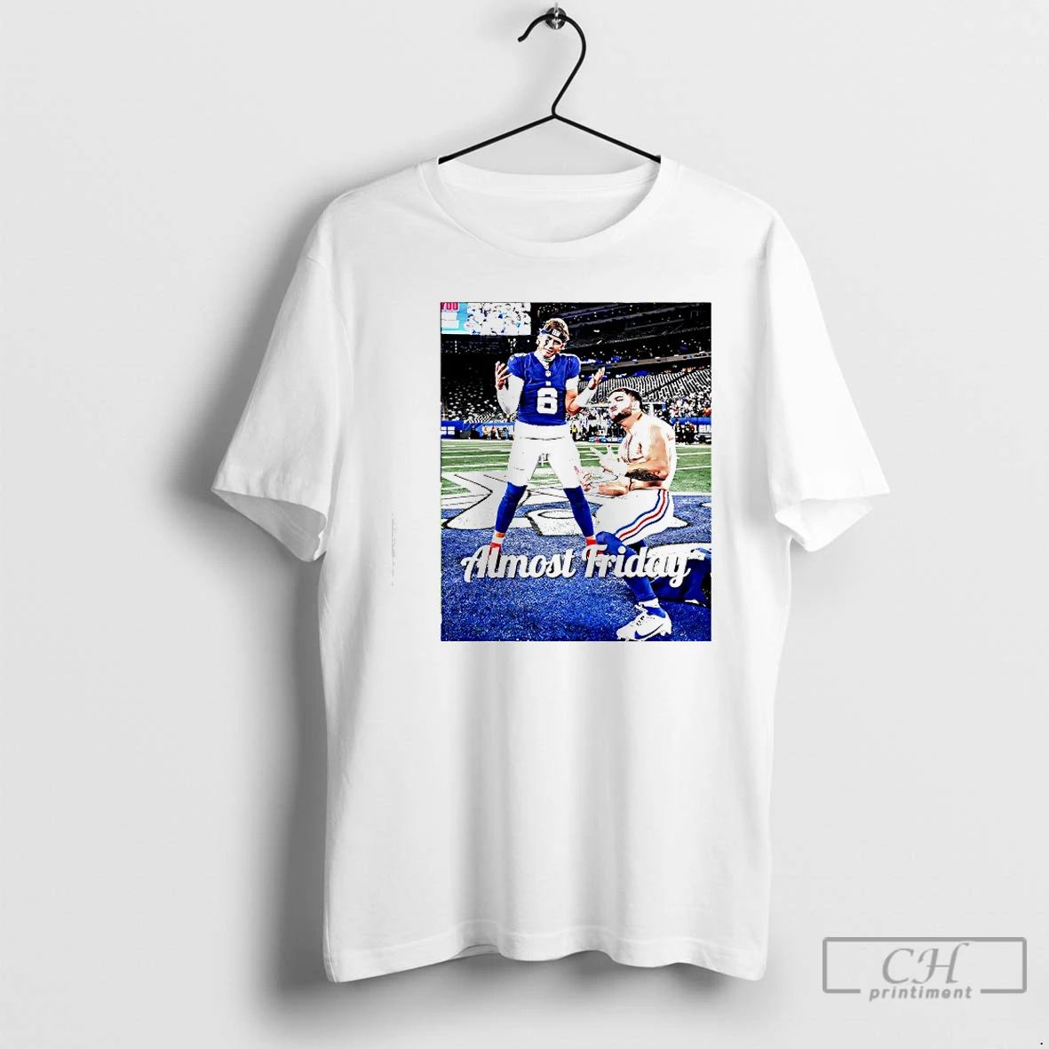 Premium Almost Friday Dart And Skattebo New York Giants T Shirts