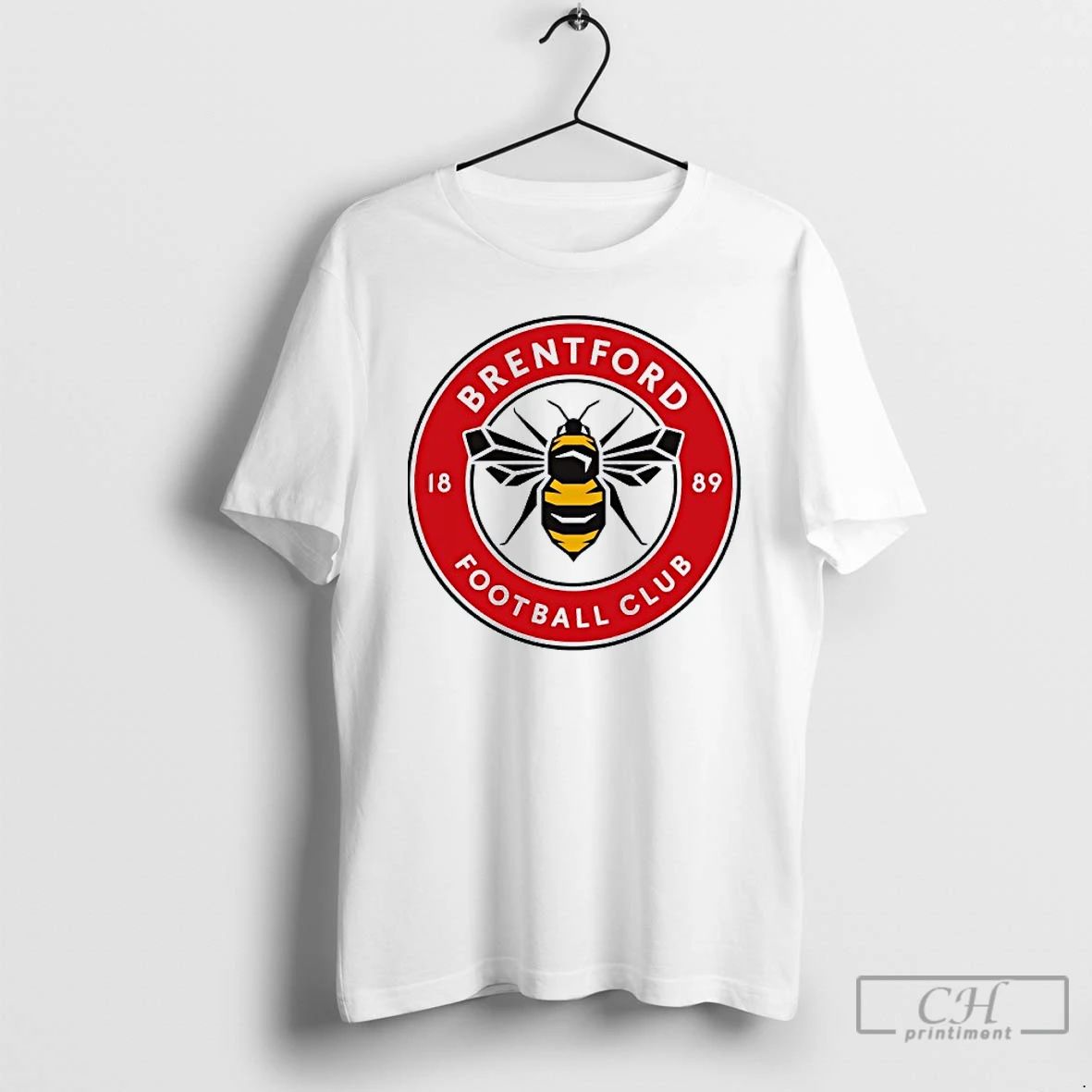 Classic Brentford Football Club 1889 Logo T Shirts