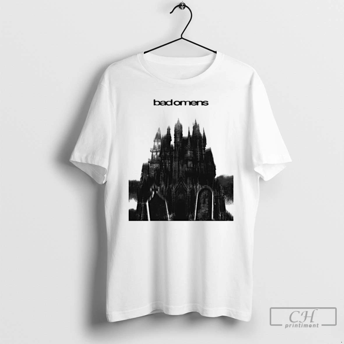 Classic Bad Omens Blurred Castle T Shirts