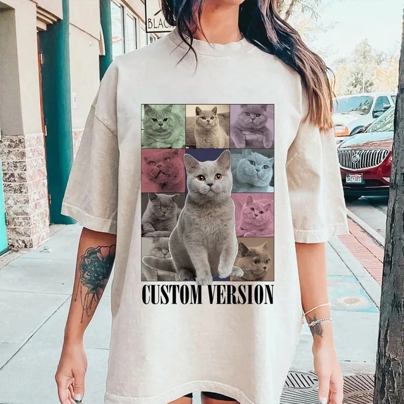 Custom Pet Fan Concert Comfort Tee Personalized Dog Cat Lover