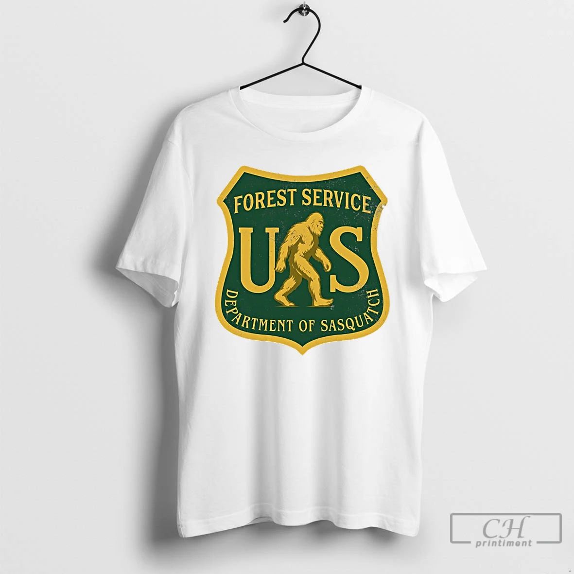 Premium Forest Service Department Of Sasquatch Bigfoot T Shirts
