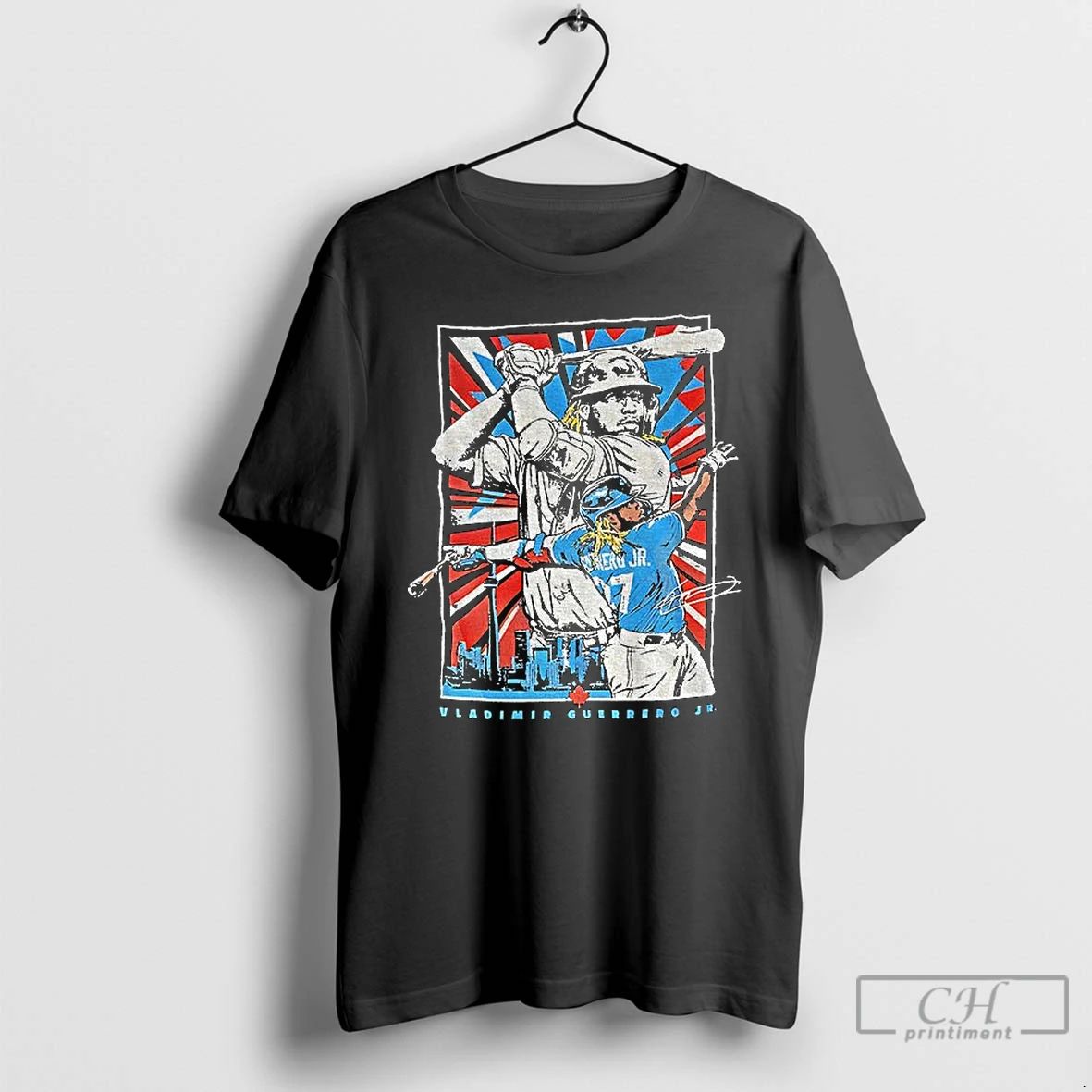 Classic Vladimir Guerrero Jr Toronto Blue Jays Baseball Player Signature Graphic T Shirts