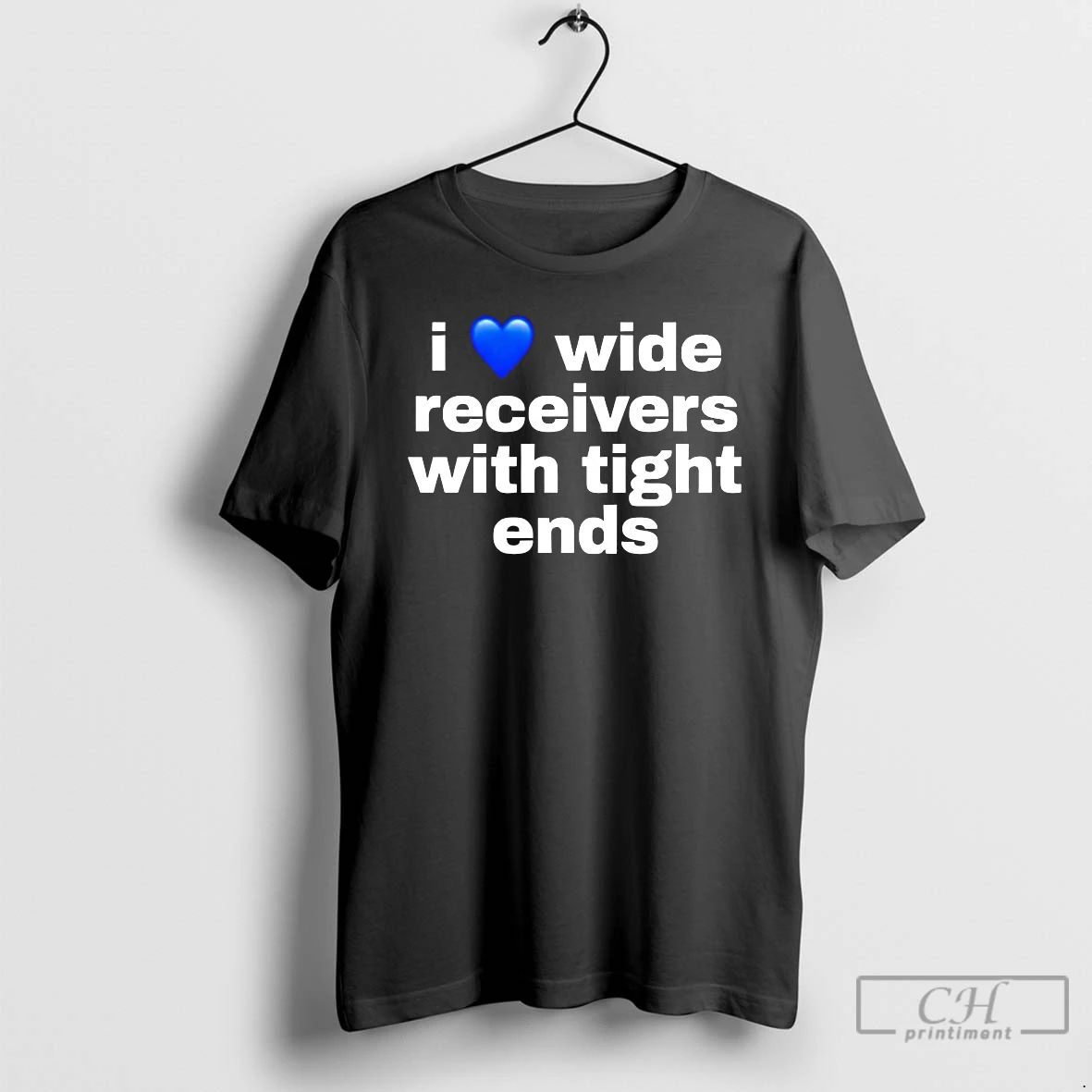 Classic I Love Wide Receivers With Tight Ends T Shirts