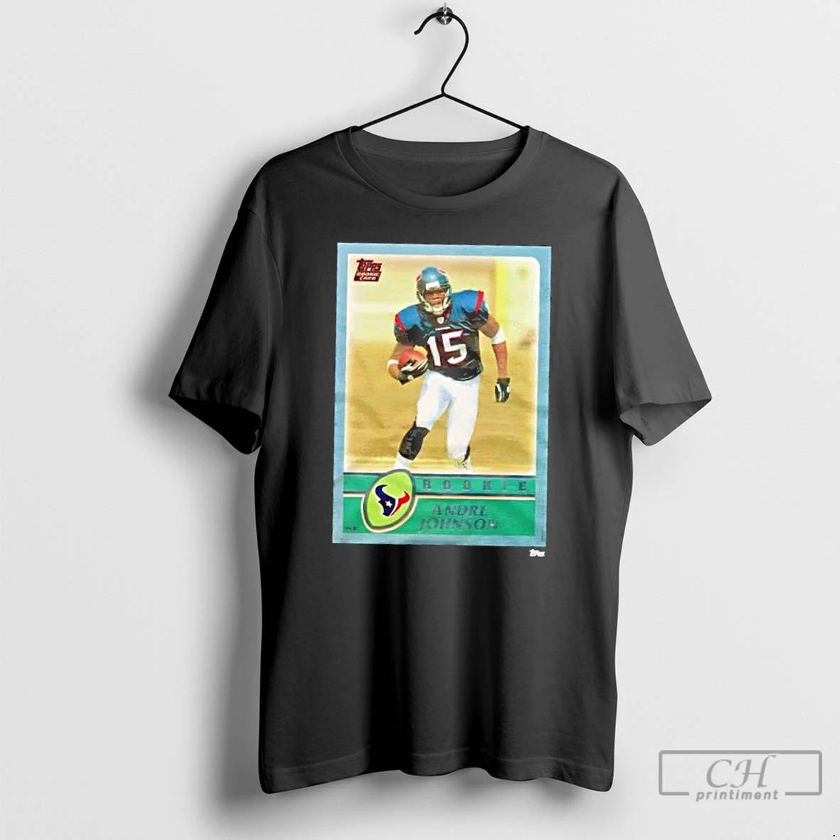 Classic 2003 Topps Andre Johnson Houston Texans Football T Shirts