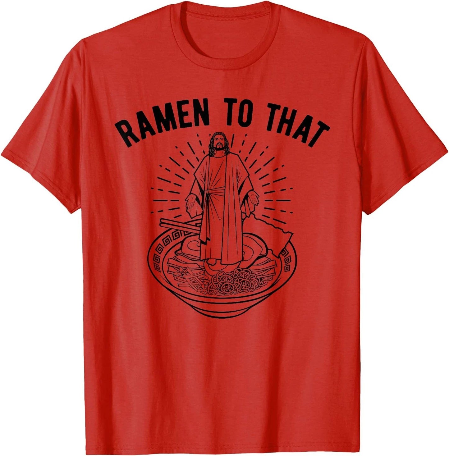 Fun Ramen Jesus Pun Christian Noodle T-Shirt