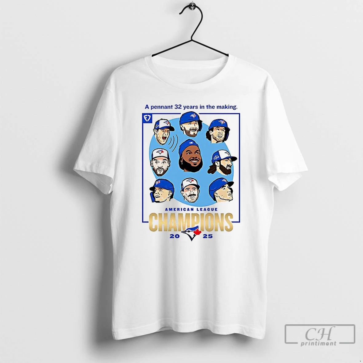 Classic Toronto Blue Jays American League Championship Series Mlb 2025 Player Graphic T Shirts