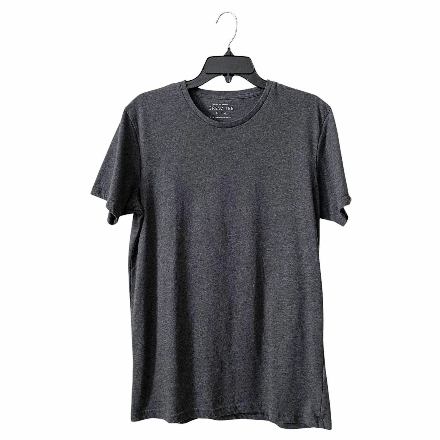 Cotton On Garments Crew Tee Men's Size M Dark Gray Short Sleeve Soft Minimalist
