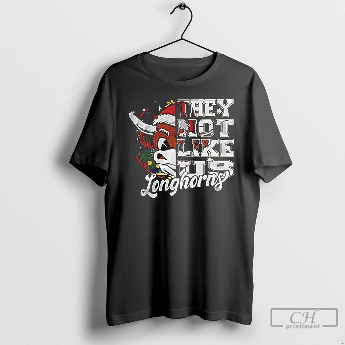 Classic Longhorns They Not Like Us Christmas T Shirts
