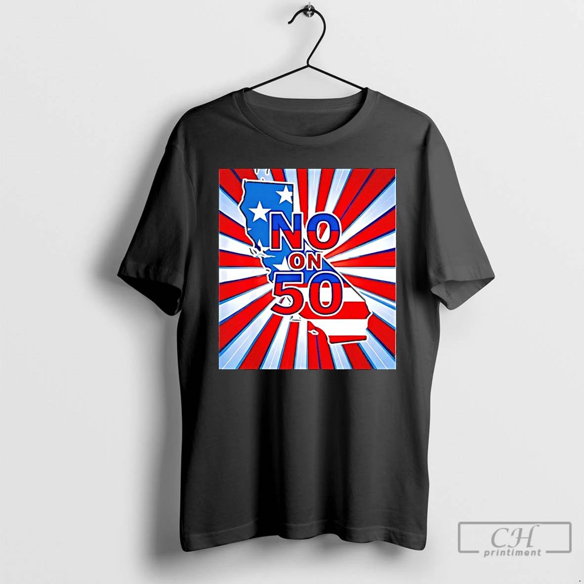 Classic No On 50 California Election Proposition T Shirts