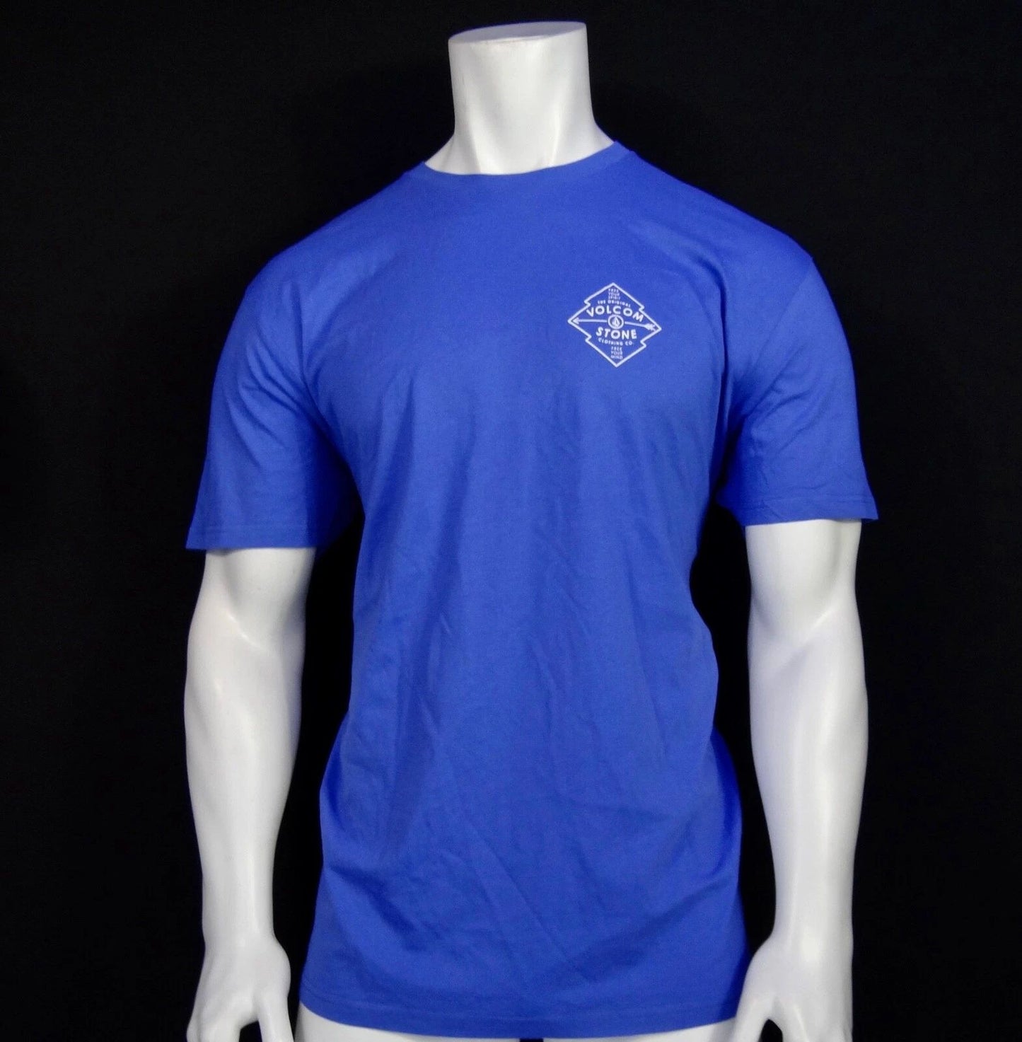 New Volcom Surfing Crew Chest Logo Classic Mens Size LARGE T Shirt RVLC-3