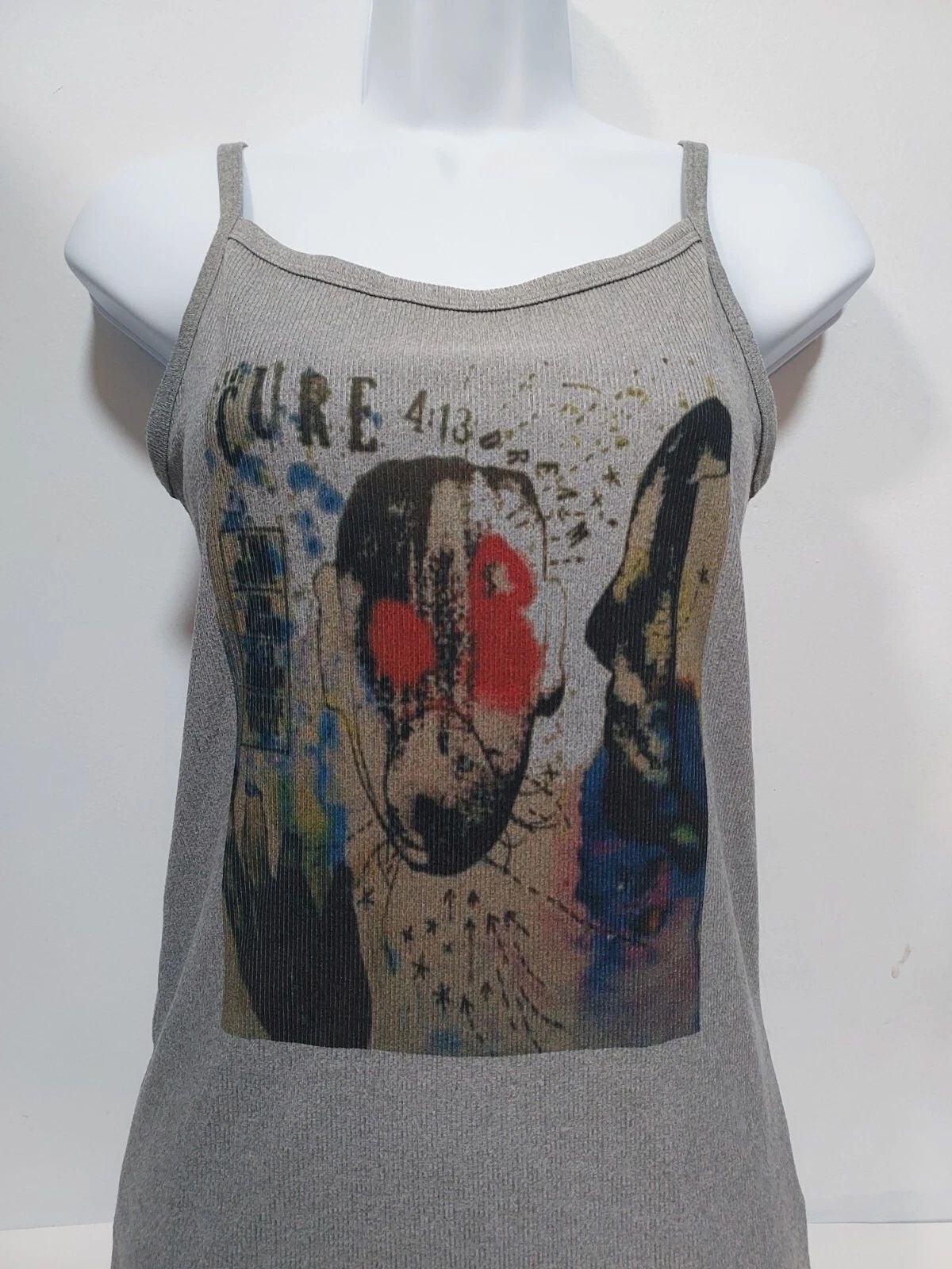 The cure tank top ribbed the cure shirt the cure crop any size xs through xl