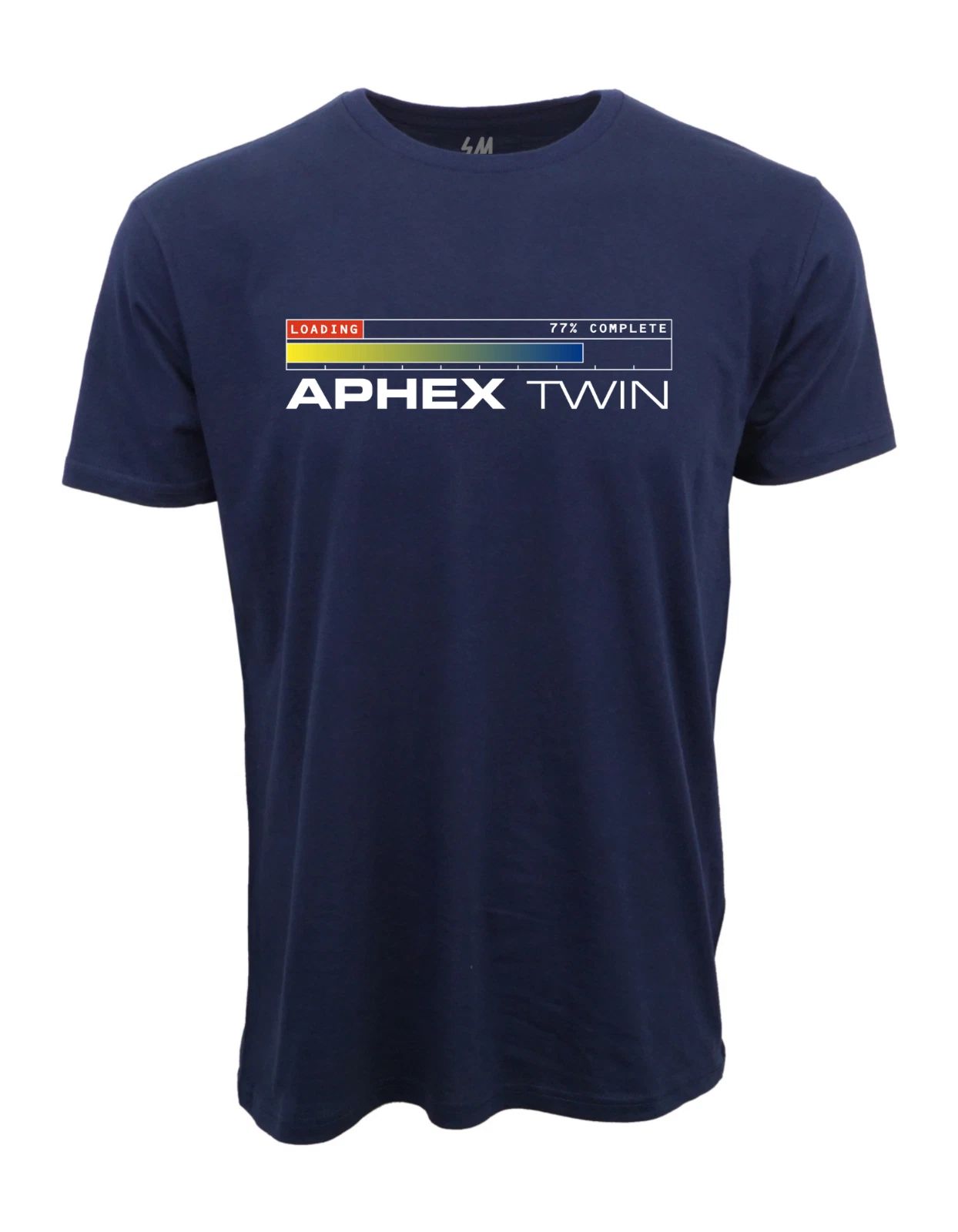 90s APHEX TWIN 'PLAYSTATION STAFF' NAVY T-SHIRT