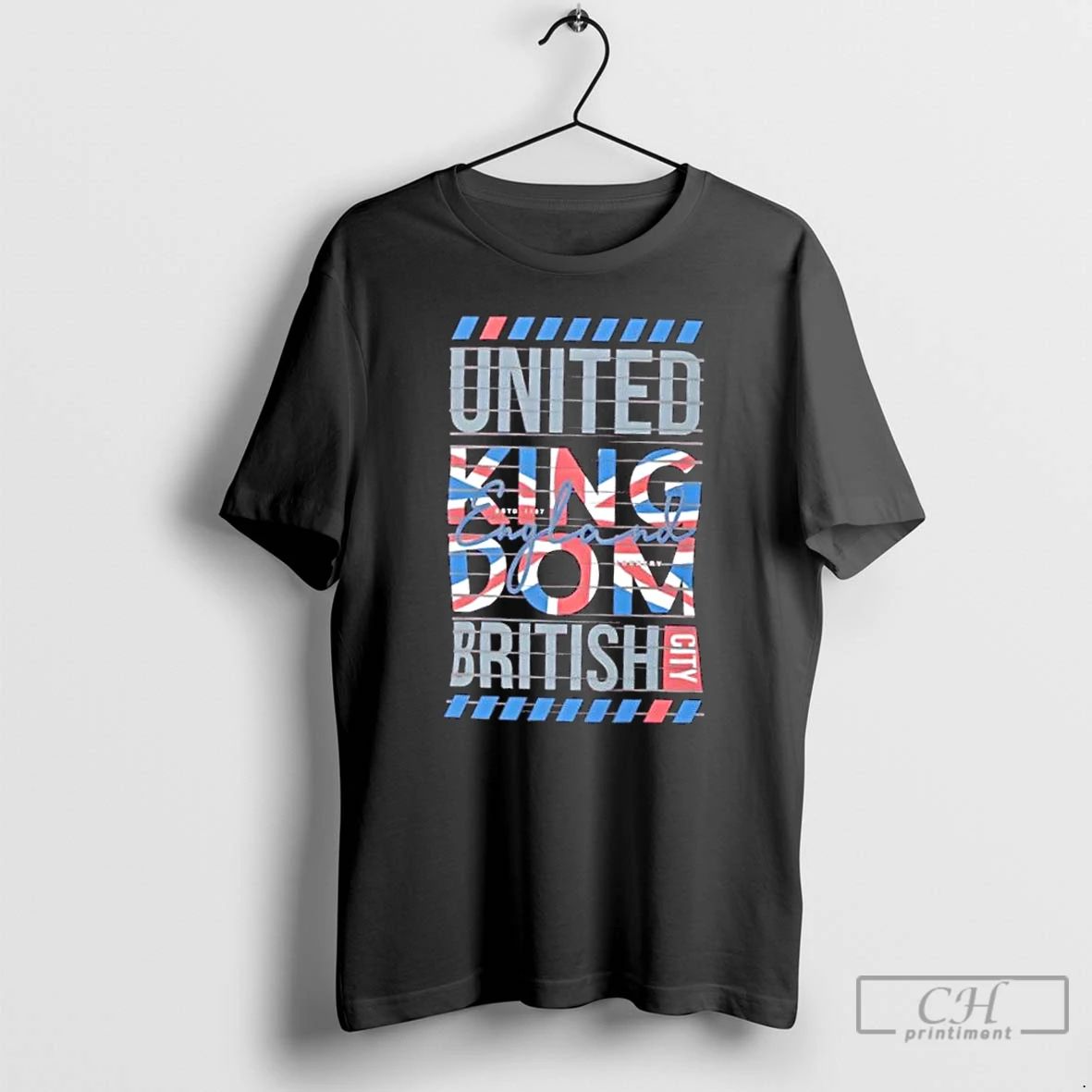 Classic United Kingdom England British Flag T Shirts