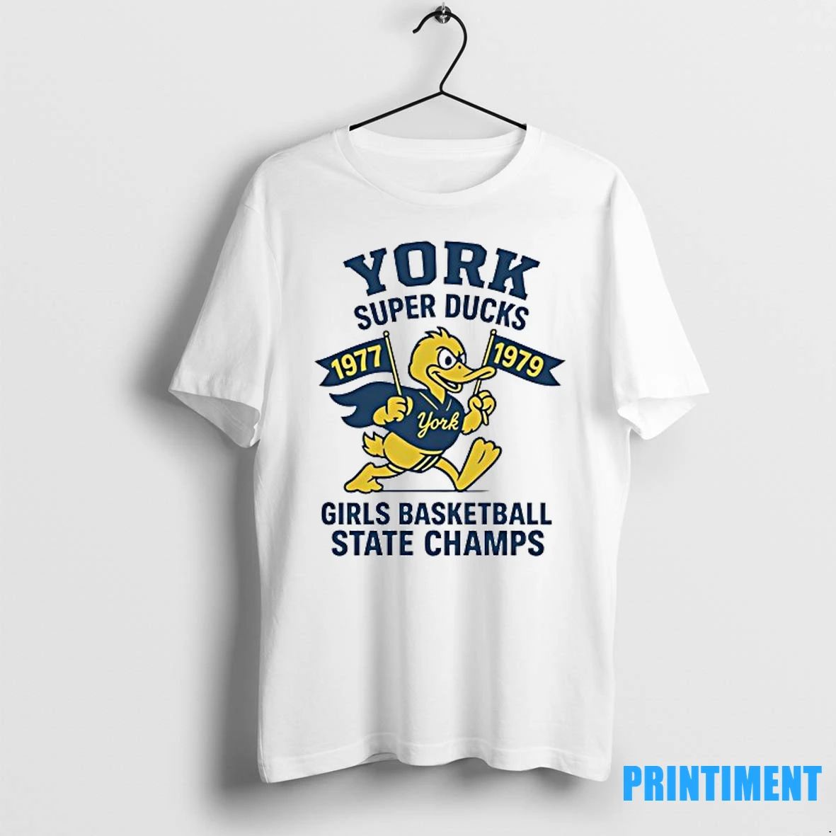 York Super Ducks Girls Basketball State Champs 1977 1979 Tshirts Sweater