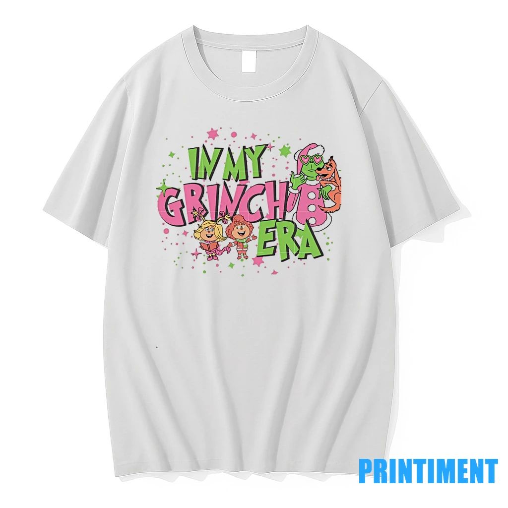 Pink In My Grinch Era Christmas Tshirts Sweater