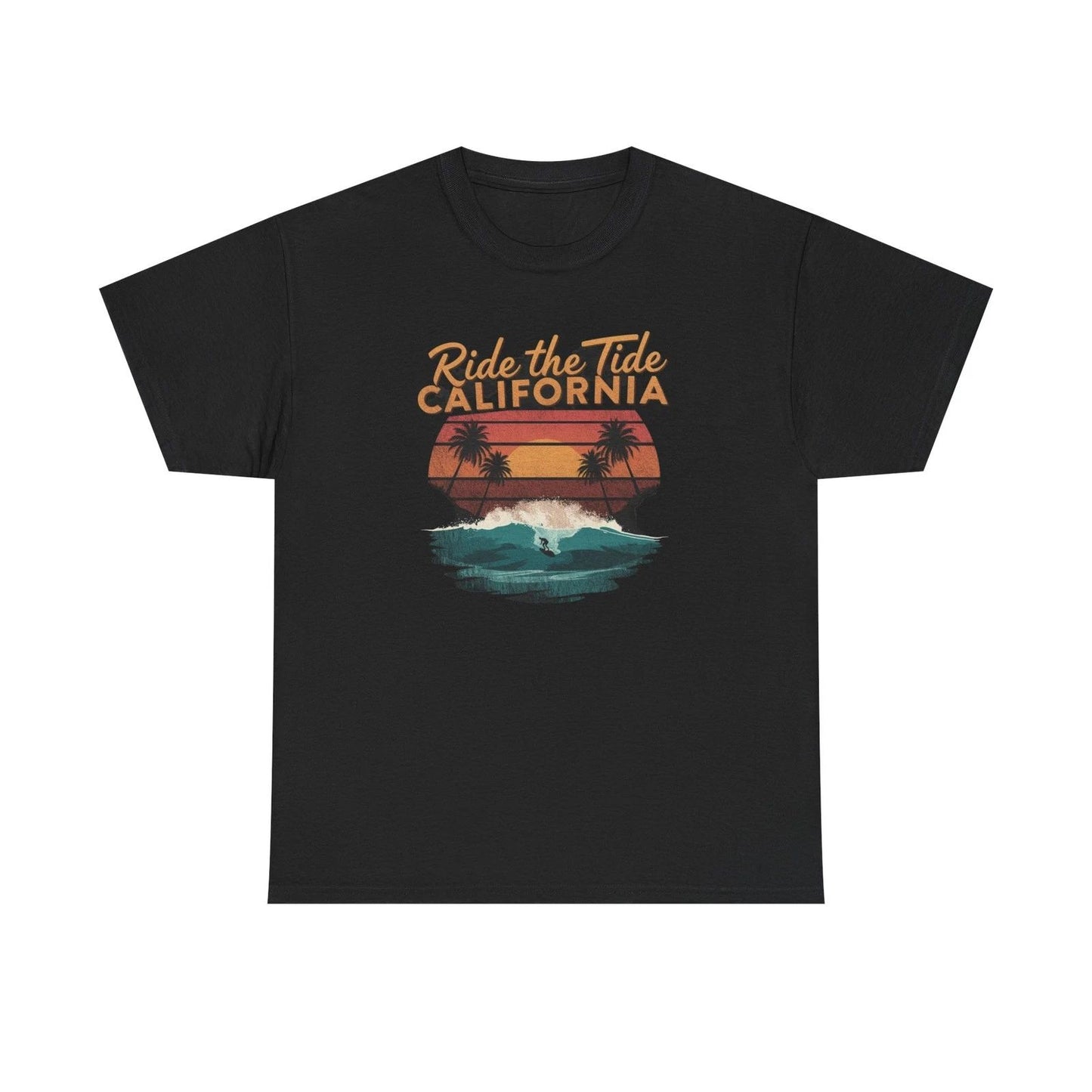 California Vibes Unisex Tee: Ride the Tide Shirt, Summer T-Shirt