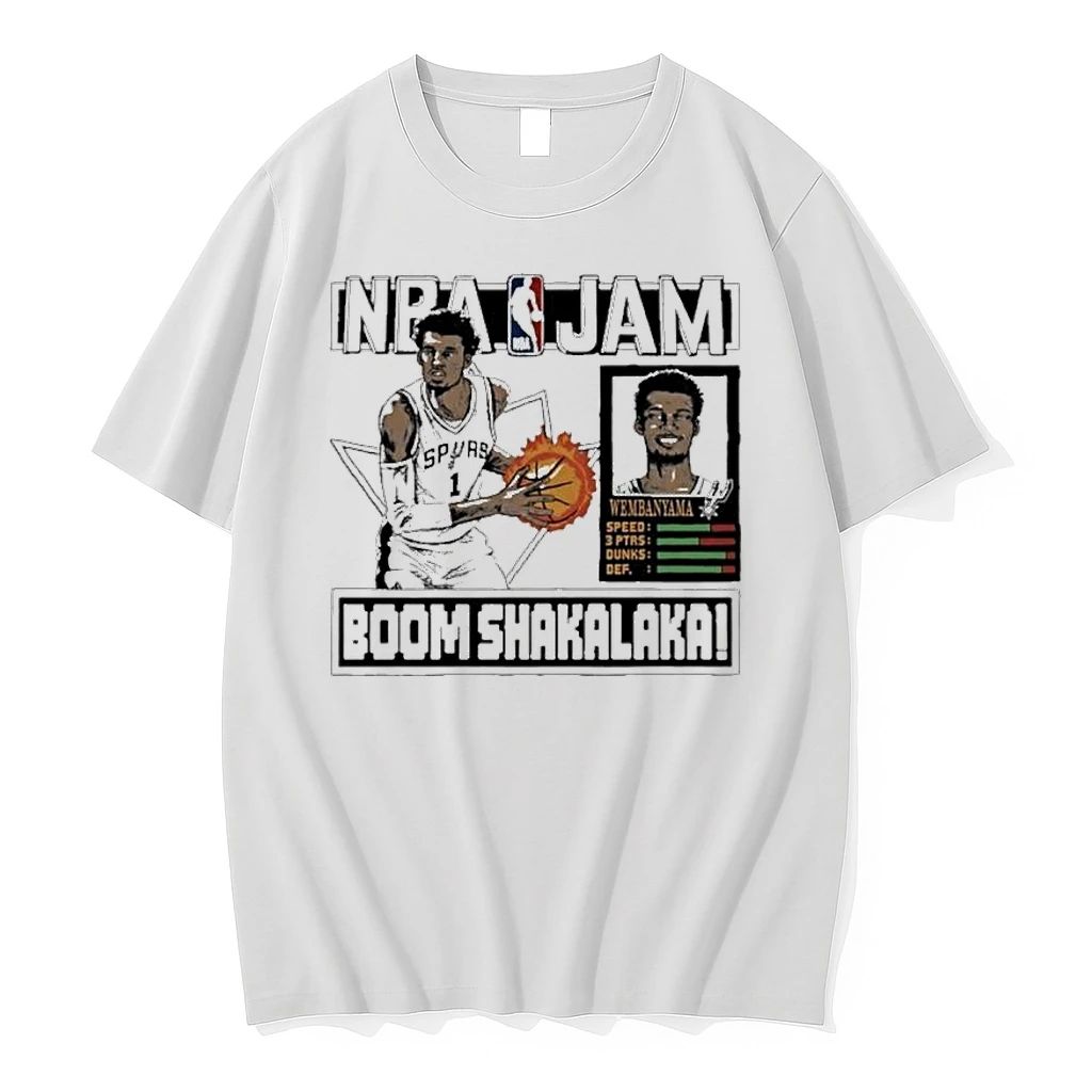 Nba Jam Victor Wembanyama San Antonio Spurs Tshirts Sweater