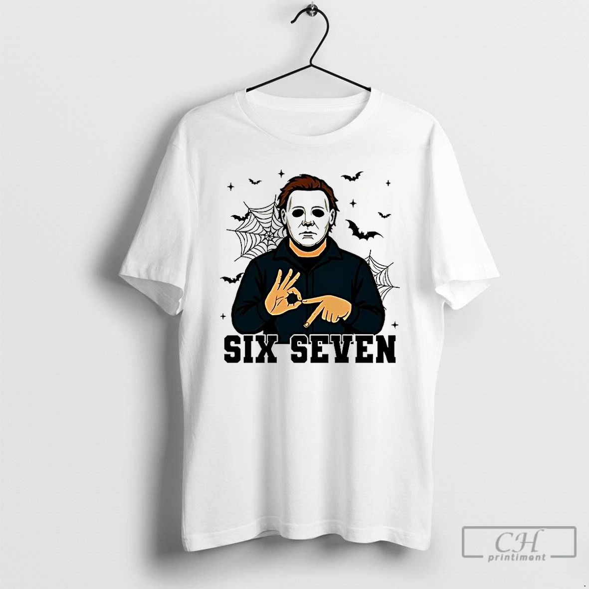Classic Michael Myers Halloween Movie 2025 Play Six Seven Horror Character T Shirts